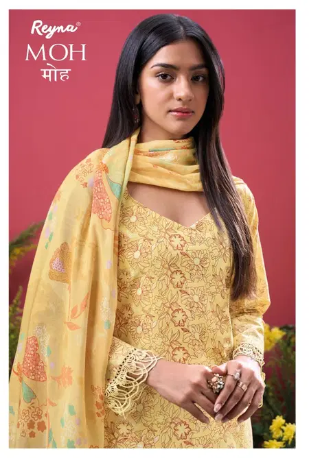 Moh By Reyna Cotton Block Printed Dress Material Exporters In India
